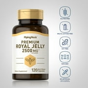 Royal Jelly 2500 mg | 120 Capsules for Men and Women | by Piping Rock