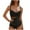 Black, variant on Admvng Plus Size Swimsuit for Women Swimsuit One Piece Bathing Suit Cutout Back Tummy Control with Adjustable Straps S-2XL