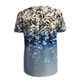 thumbnail image 4 of DPTALR Femmes Impression V-Cou T-Shirt Manches Courtes Casual Tee Tops Blouse, 4 of 5