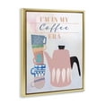 thumbnail image 4 of Stupell Industries My Coffee Era Food & Beverage Painting Gold Floater Framed Art Print Wall Art, 17 x 21, 4 of 10