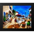 thumbnail image 2 of West, Ronald 18x15 Black Modern Framed Museum Art Print Titled - Lunch at the Harbor, 2 of 5