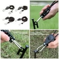 thumbnail image 2 of Reflective Camping Rope with Aluminum Adjuster Tensioners Outdoor Guy Line Tent Guy Rope with Pulley Easy to Use, 2 of 18
