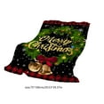 thumbnail image 3 of Tarmeek Christmas Throw Blanket, Flannel 29.5x39.3 Inch Snowflakes Blanket, Ultra-Soft Cozy Winter Xmas Decor, Christmas Blanket for Couch Bed Living Room, Christmas Decorations Indoor, 3 of 6
