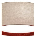 thumbnail image 5 of Meyda 152532 52 in. Bruges Textrene Pendant, Tapered Pleated Bottom Return - Lodge Fabric Contemporary Acrylic, 5 of 7
