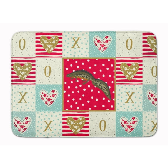 Newt Machine Washable Memory Foam Mat Red