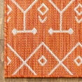 thumbnail image 5 of Well Woven 5' x 7' Orange Outdoor Rug, 5 of 8