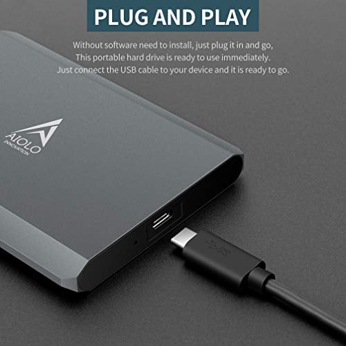 AIOLO 2.5 1TB Portable External Hard Drive USB3.0 HDD Storage for