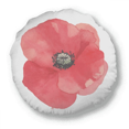 thumbnail image 1 of Watercolour Red Flower Painting Corn Round Throw Pillow Home Decoration Cushion, 1 of 3