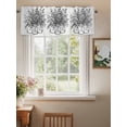 thumbnail image 2 of Eucalyptus Leaf Bottle Valances for Windows Watercolor Floral Plant Gray Stripes Rod Pocket Curtains Valance Short Window Treatment Drapes for Living Room, Bedroom Bathroom 56"&nbsp;W x 16" L, 2 of 5