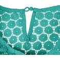 thumbnail image 6 of Moomaya Victorian Style Lace Top For Women Long Sleeves Casual Plain Tunic, 6 of 7