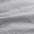 thumbnail image 5 of Ameha 3 Piece Reversible Quilt Set Ultra Soft Floral Coverlet Microfiber Bedding Set Cal.King Silver All Season, 5 of 11