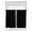 Black, variant on Tier Curtains 45 Inches Long, Pure Black Window Treatment Curtain Drapes, Simple Solid Color Small Curtain Drapes for Bathroom Laundry Room, 27.5"x45", 2 Panels