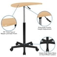 thumbnail image 2 of Maple Sit to Stand Mobile Laptop Computer Desk, 2 of 9