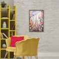 thumbnail image 3 of Stupell Industries Modern Eiffel Tower Surrounded By Florals Brown Floating Frame Canvas Art, 21 x 31, by Creative Studio, 3 of 8
