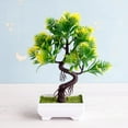 thumbnail image 6 of Travelwant Artificial Plants Artificial Bonsai Tree Potted Faux Japanese Pine Bonsai Simulation Zen Garden Fake Plant Artificial Bonsai Tree for Home Office Showcase Indoor Décor Desktop Display, 6 of 7