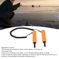 thumbnail image 4 of Ice Pick, Sifflet Fort Rétractable Kit de Piquets de Glace Polyvalents pour Activités Extérieures d'Hiver Orange, 4 of 7