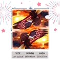 thumbnail image 6 of Labor Day Mailbox Cover America Bald Eagle Flag Printing Mailbox Wrap Waterproof Magnetic Letterbox Covers Decorating Durable Mail Box Covers Outdoor Decor Standard Size 21x18 Inch, 6 of 6