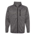 thumbnail image 1 of Burnside Mens Sweater Knit Jacket, L, Heather Charcoal, 1 of 1