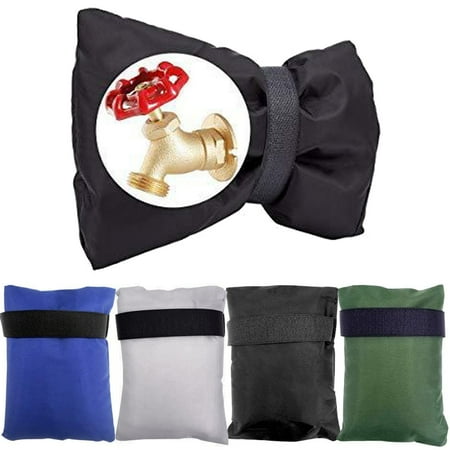 

Outdoor Garden Winter Faucet Anti-freeze Insulation Cover Pipe Protection Cloth Black Oxford Cloth