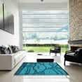 thumbnail image 6 of Ahgly Company Indoor Rectangle Patterned Teal Green Area Rugs, 8' x 10', 6 of 6