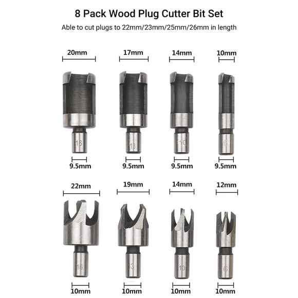 Plug Cutters For Woodworking, Wood Plug Cutter Plug Cutter with Different Features For Woodworking Projects
