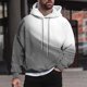 thumbnail image 1 of Sudadera con capucha para hombre, estilo casual, con cuello redondo, estampado, manga larga, blusa de poliéster, 1 of 6