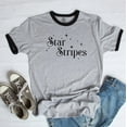 thumbnail image 3 of STAR STRIPES Graphic Ringer Tee, 3 of 4