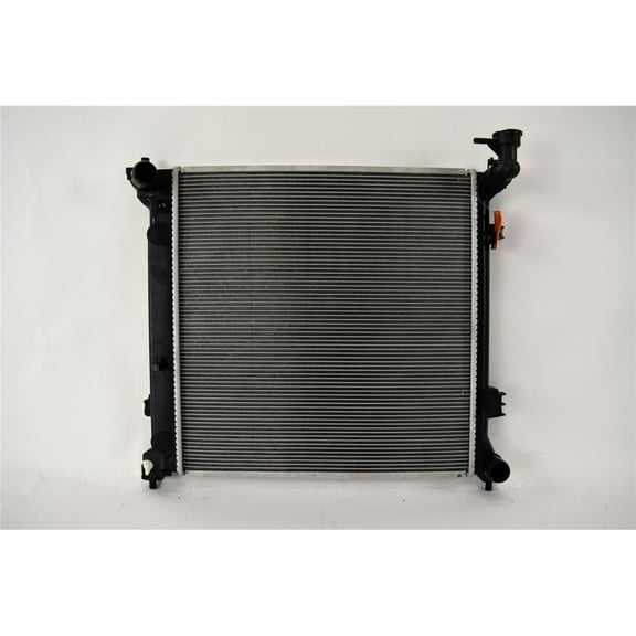 Radiator Compatible with 2015-2017 Hyundai Sonata Eco Sport 1.6L L4 T-GDI Turbo FWD Sedan Crossflow Aluminum Core Plastic Tank w/Cap Direct Fit Bolt On New Replaces 25310C2200 HY3010210