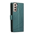 thumbnail image 6 of Nalacover Case for Samsung Galaxy S21 - Card Holder PU Leather Flip Wallet Cover with Magnetic Clasp Stand Hand Strap, Soft TPU Inner Shockproof Anti-Scratches Case for Galaxy S21, Darkgreen, 6 of 10
