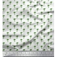 thumbnail image 1 of Soimoi Green Rayon Fabric Palm Tree Printed Fabric 1 Yard 42 Inch Wide, 1 of 5