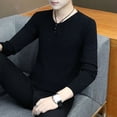 thumbnail image 5 of Suéteres de punto de negocios para hombres, suéteres verdes con cuello en V rosa, ropa para hombre negra, suéteres de punto de corte clásico vintage de los años 90, modo S, 5 of 5
