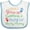 White and Blue, variant on Inktastic Firefighter Like Mommy Boys or Girls Baby Bib