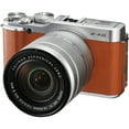 thumbnail image 3 of Fujifilm X-A2 16.3 Megapixel Mirrorless Camera with Lens, 16 mm, 50 mm, Brown, 3 of 6