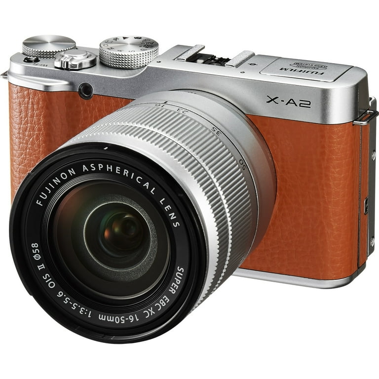 Fujifilm X-A2 16.3 Megapixel Mirrorless Camera with Lens, 16 mm