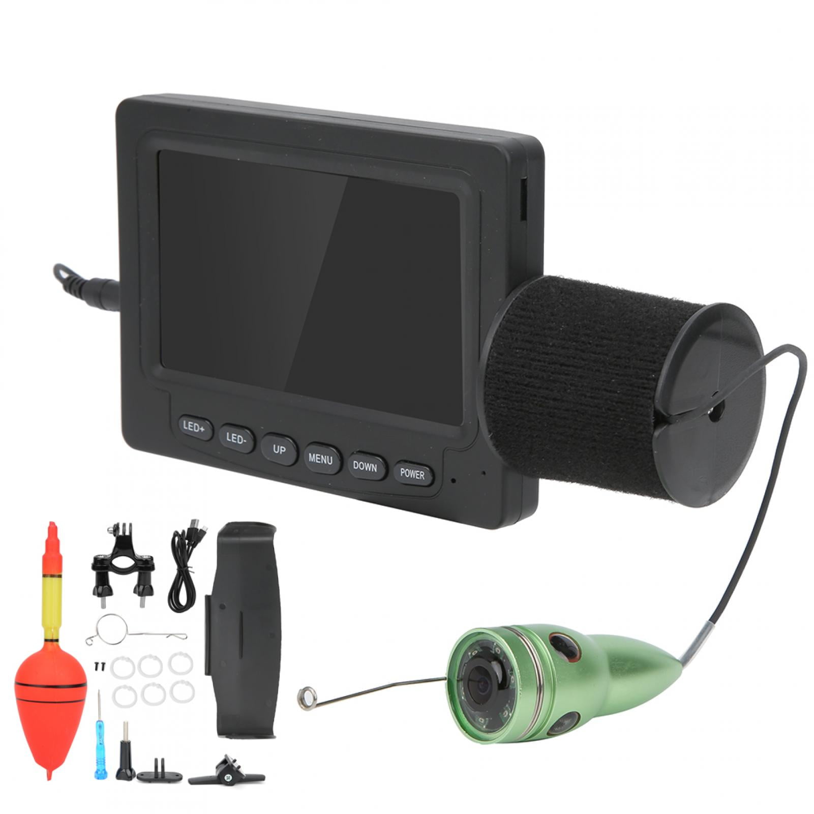 1200TVL HD 4.3in Underwater Fishing Camera Fish Finder Video 10X LED 15/30M Cam 