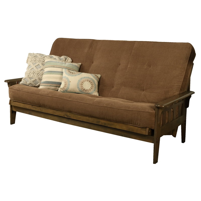 Kodiak Furniture Tucson Queensize Wood FutonMarmont Mocha Brown