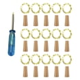 thumbnail image 2 of 15Pcs DIY Bottle Lights String Home Decor Tabletop Decorative Copper Wire Crafts, 2 of 7