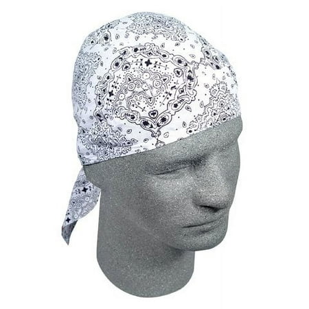 Zan Headgear Flydanna Headwrap White Paisley