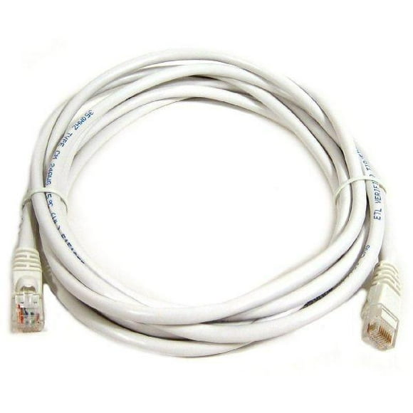 TechCraft Câble ethernet réseau Cat5e 350MHz RJ-45 150 Feet White