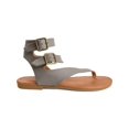 thumbnail image 2 of Journee Collection Womens Kyle Faux-Leather Thong Flat Sandals, 2 of 4