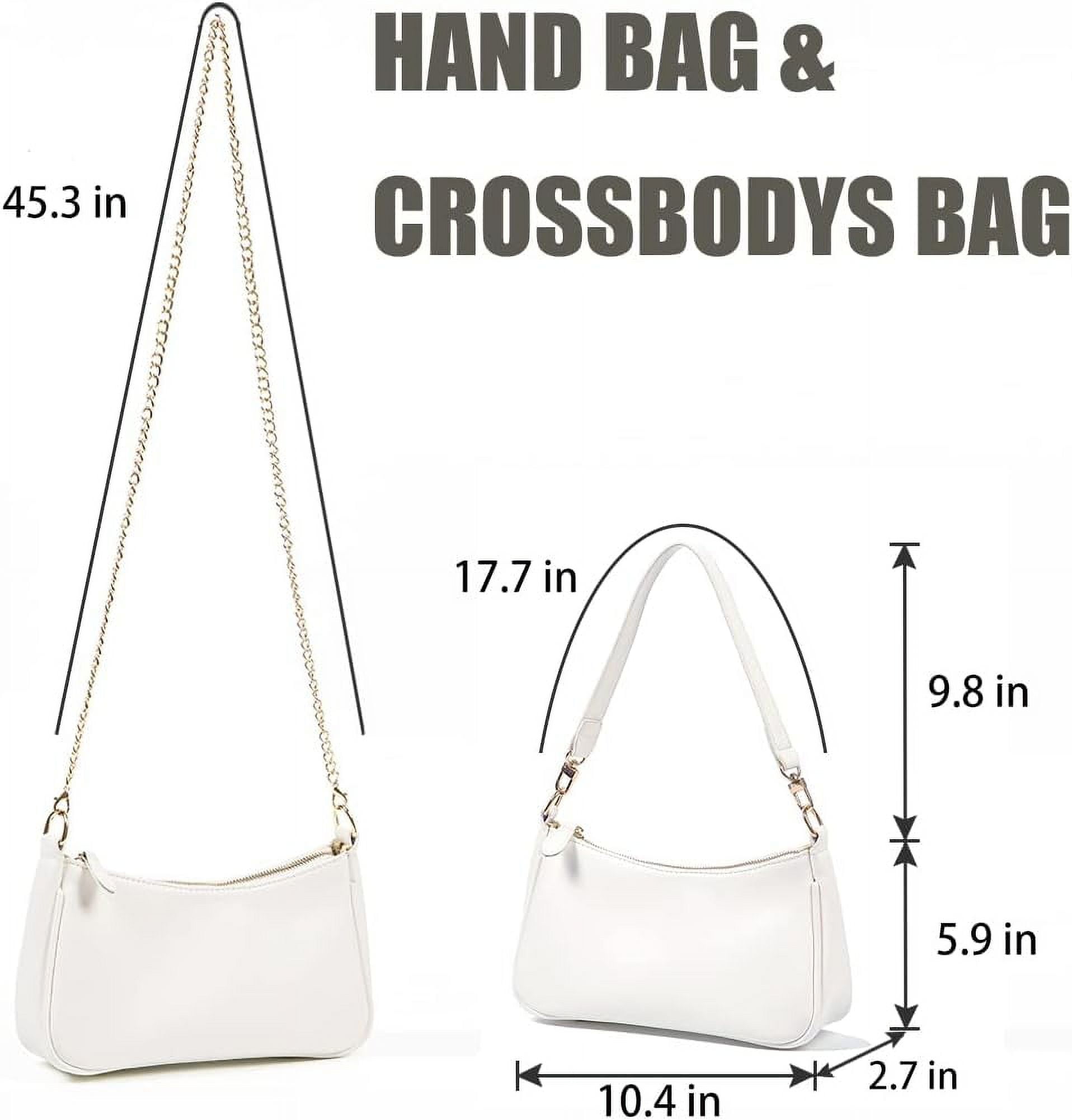 Lanola Clutch Tote Handbags with 2 Removable Straps and Zipper Closure Crossbody Bags Shoulder Purse Handbag for Women