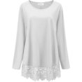 thumbnail image 3 of HSHDLDF Plus Size Swing Lace Flowy Tank Top for Women, 3 of 6