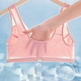 thumbnail image 4 of Ohufall Plus Size Sport Bras for Women Breathable Mesh Full Coverage Soft Bras Light Front-Closing Wireless Gathering Push Up Bralettes, 4 of 8