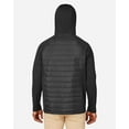 thumbnail image 3 of CORE365 CE808 Unisex Techno Lite Hybrid Hooded Jacket-Black-S, 3 of 6