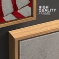 thumbnail image 4 of wall26 - Close Up of Baseball Seams - Framed Canvas Art Wall Art - 24"x36"x3 NATURAL, 4 of 5