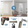 thumbnail image 6 of Urbanest Adjustable Single Curtain Rod Set Buckingham Finials – 5/8-Inch Diameter, With Antique Gold Rod, 84–120 Inches, 6 of 6