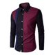 thumbnail image 1 of Camisas De Poliéster Hombre Larga Slim Casual Formal Moda, 1 of 8