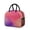 Black, variant on Insulated Lunch Bag for Women, Floral Print Oxford Fabric Lunch Box, Leakproof Thermal Cooler Tote for Work, School & Picnic, Neon Cyberpunk Print