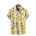 thumbnail image 3 of Camisas hawaianas de fibra de palma 2023, camisas de playa con estampado 3D de verano para vacaciones, ropa vintage informal, blusa con solapa para mujer, camisa lisa, 3 of 5