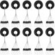 thumbnail image 2 of Tope de cuentas de flotador de goma para pesca, 6 en 1, color negro, 2 of 6